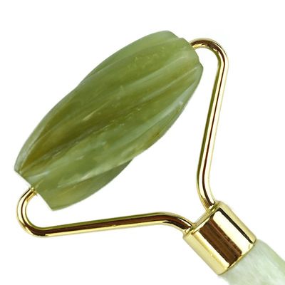 Εξοπλισμός μασάζ προσώπου 100% φυσικό Xiuyan Green Jade Roller Facial Jade Stone Eye Massage Ice Roller Για εργαλεία μασάζ