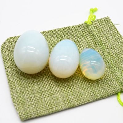 Οπαλίτη Yoni αυγό Πέλκυας Kegel άσκηση Jade αυγό για την ενίσχυση των μυών του κόλπου και κρυστάλλινη μασάζ μπάλα