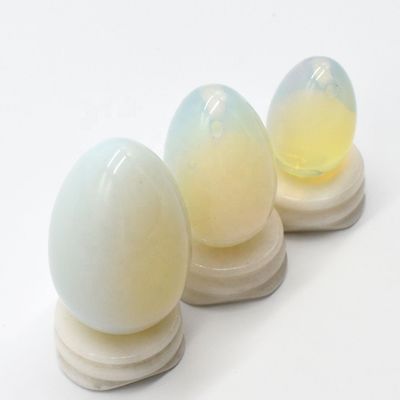 Οπαλίτη Yoni αυγό Πέλκυας Kegel άσκηση Jade αυγό για την ενίσχυση των μυών του κόλπου και κρυστάλλινη μασάζ μπάλα