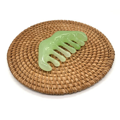 ISO9001 Πιστοποιημένη ρητίνη Gua Sha Μασάζ Comb για φροντίδα της τριχωτής κεφαλής και θεραπεία βελονισμού