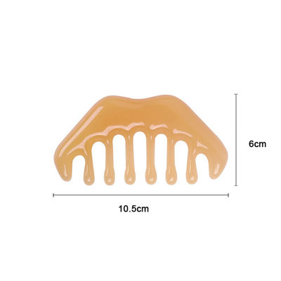 ISO9001 Πιστοποιημένη ρητίνη Gua Sha Μασάζ Comb για φροντίδα της τριχωτής κεφαλής και θεραπεία βελονισμού