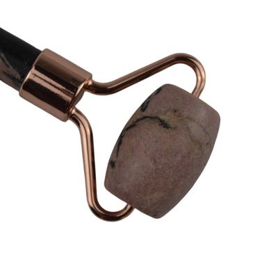 Μασάζ προσώπου Ροδονίτης πέτρα Jade Roller Gua Sha για μυϊκό μασάζ Αντιγήρανση 100% φυσικό πετράδι Custom Logo Home