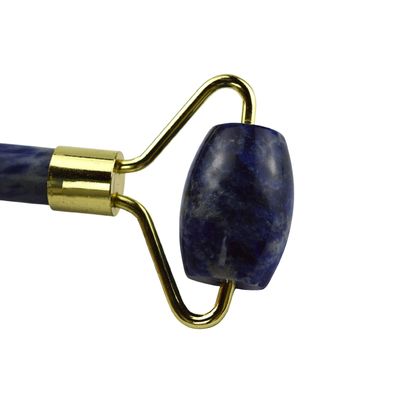Μπλε Sodalite Face Guasha Roller 100% φυσικό κρυστάλλινο μασάζ Gua Sha για φροντίδα του δέρματος και σπα μασάζ