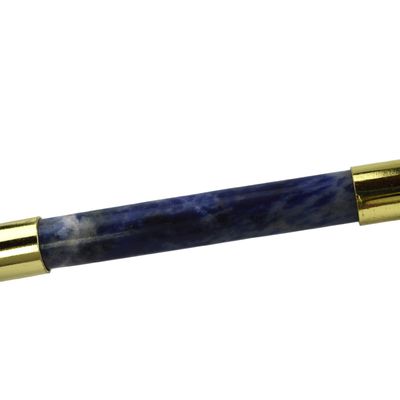 Μπλε Sodalite Face Guasha Roller 100% φυσικό κρυστάλλινο μασάζ Gua Sha για φροντίδα του δέρματος και σπα μασάζ