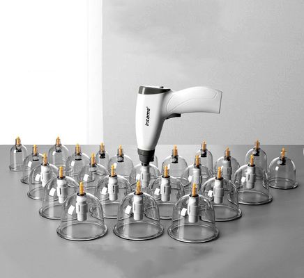 20 τεμάχια Σετ Ηλεκτρικό Guasha Cupping Suction Μασάζ για το Μασάζ Σώματος Μεσημβριδίων Θεραπεία χαλαρώστε εργαλείο ABS υλικό