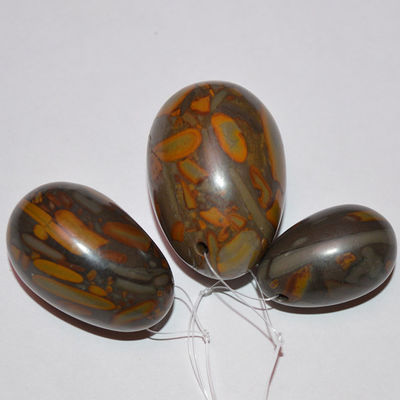 Λουστρωμένα παραδοσιακά φυσικά ωμά αυγά Nuwa Stone Jade Yoni για την υγειονομική περίθαλψη
