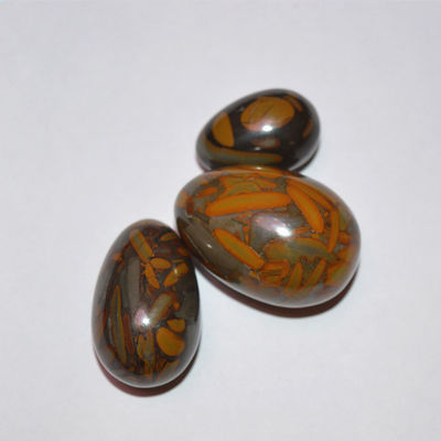 Λουστρωμένα παραδοσιακά φυσικά ωμά αυγά Nuwa Stone Jade Yoni για την υγειονομική περίθαλψη