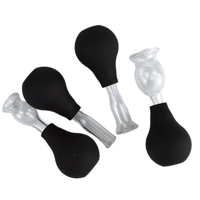 Εργαλεία μασάζ Σιλικόνιο γυαλί Suction Cupping Set για το πρόσωπο Guasha Απομάκρυνση ρυτίδων Προστασία του δέρματος Spa Beauty Salon Therapy Cups