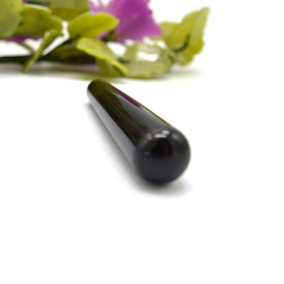 10*2cm Μαύρο Οψιδιανό Yoni Wand Το απόλυτο εργαλείο για την υγεία και το μασάζ των γυναικών
