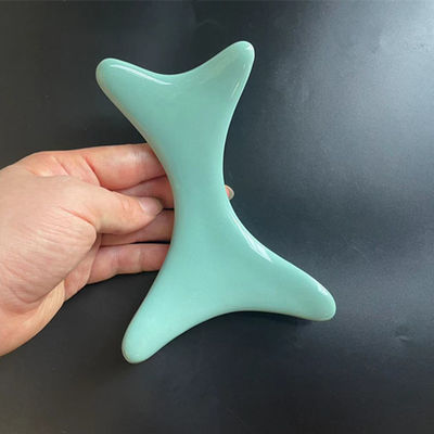 Κεραμικό σώμα Gua Sha Scraping Board για λεμφική αποστράγγιση και εξατομικευμένο λογότυπο
