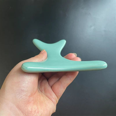 Κεραμικό σώμα Gua Sha Scraping Board για λεμφική αποστράγγιση και εξατομικευμένο λογότυπο