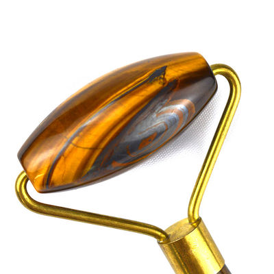 Εργαλείο μυϊκού μασάζ 2024 Tiger Eye Stone Facial Jade Roller Guasha για πρόσωπο Μάτι λαιμό Gua Sha Massage Δέρμα Εργαλεία ομορφιάς