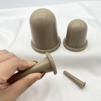 OEM/ODM Δέχεται 4 τεμάχια Σιλικόνης Cupping Set για το Πρόσωπο Cupping Θεραπεία Vacuum Massage Cups