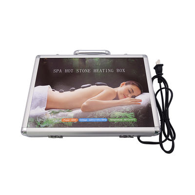16pcs Sets Spa Hot Stone Massage Set With Heater Kit Βασάλτης Θέρμανση Μασάζ πέτρα σετ μαύρο με αλουμίνιο θέρμανση κουτί