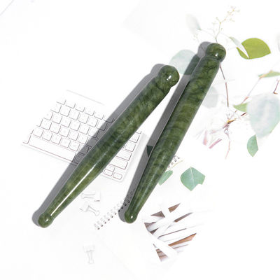 110*12mm Xiuyan Jade Gua Sha Stick Το απόλυτο εργαλείο μασάζ προσώπου και λεμφικής αποχέτευσης
