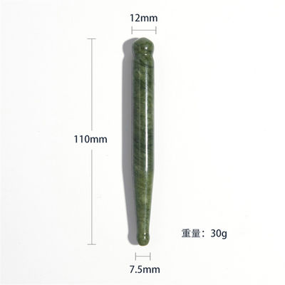 110*12mm Xiuyan Jade Gua Sha Stick Το απόλυτο εργαλείο μασάζ προσώπου και λεμφικής αποχέτευσης