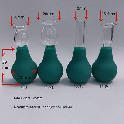 Γυαλί PVC γυαλί Mini Cupping Set 4 κομμάτια μασάζ κενό αναρρόφηση για το σώμα μασάζ πρόσωπο