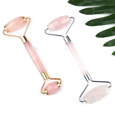 Rose Quartz Face Guasha Massage Roller Face Gua Sha Beauty Lift Massager εργαλεία για απώλεια βάρους και αντιγήρανση οφέλη