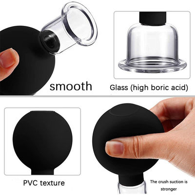 4Pcs PVC Suction Vacuum Massage Jar Vacuum Cupping Therapy Set για την υγεία για τη βελτίωση της υγείας