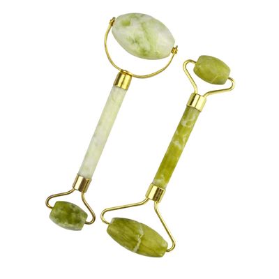 Προσαρμοσμένο λογότυπο Διαθέσιμο Xiuyan Jade Gua Sha Scraping Massage Tool για πράσινη χαλάρωση προσώπου και αντιγήρανση