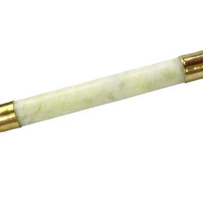 Προσαρμοσμένο λογότυπο Διαθέσιμο Xiuyan Jade Gua Sha Scraping Massage Tool για πράσινη χαλάρωση προσώπου και αντιγήρανση