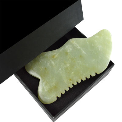 9.2*4.6cm Gua Sha Προσωπικό εργαλείο Φυσική Xiuyan Jade Stone board για SPA θεραπεία βελονισμού OEM / ODM αποδεκτό