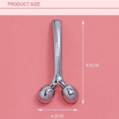 Γύρισμα μπάλας Gua Sha Metal Roller Gua Sha Stainless Steel Face Roller για φροντίδα του δέρματος με λογότυπο πελάτη και μουσική λειτουργία