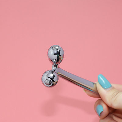 Γύρισμα μπάλας Gua Sha Metal Roller Gua Sha Stainless Steel Face Roller για φροντίδα του δέρματος με λογότυπο πελάτη και μουσική λειτουργία