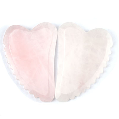 Εξατομικευμένο σχήμα Rose Quartz Gua Sha Board Το απαραίτητο εργαλείο μασάζ προσώπου