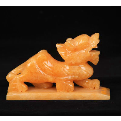 Αποδέχονται OEM ODM Yellow Jade Pixiu για διακόσμηση