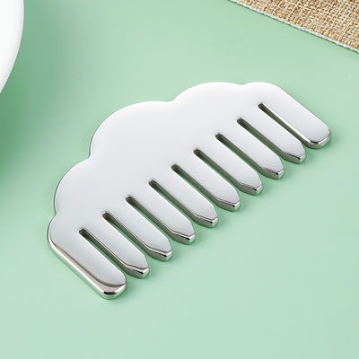 Ατσάλι από ανοξείδωτο χάλυβα Gua Sha Hair Comb Heart Shape Scalp Massage Tool για εξοπλισμό μασάζ κεφαλιού
