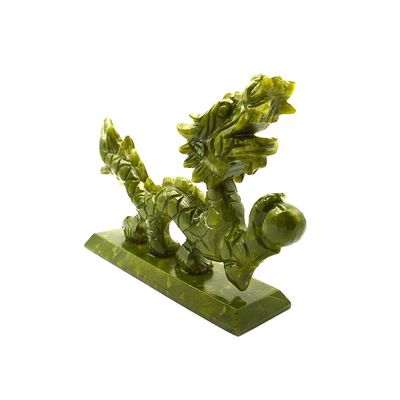Άλλοι Τύποι Fengshui Ντράκων στολίδι φυσικό νεφρίτη σκαλισμένο δράκο για το περιφερειακό χαρακτηριστικό