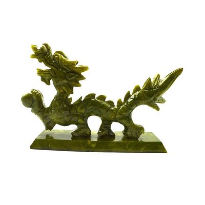 Άλλοι Τύποι Fengshui Ντράκων στολίδι φυσικό νεφρίτη σκαλισμένο δράκο για το περιφερειακό χαρακτηριστικό