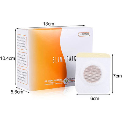 Μασάζ λειτουργία 30pcs μη υφασμένο ύφασμα Fat Burner απώλεια βάρους Detox Slim επίδεσμο για τον ομφαλό αυτοκόλλητο Slimming προϊόντα φροντίδα σώματος