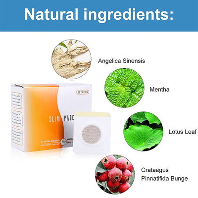 Μασάζ λειτουργία 30pcs μη υφασμένο ύφασμα Fat Burner απώλεια βάρους Detox Slim επίδεσμο για τον ομφαλό αυτοκόλλητο Slimming προϊόντα φροντίδα σώματος
