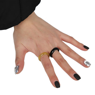 2024 Design Magic Jade Rings for Women Jade Colour Finger Rings Good Luck Gifts Άλλα