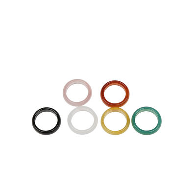 2024 Design Magic Jade Rings for Women Jade Colour Finger Rings Good Luck Gifts Άλλα