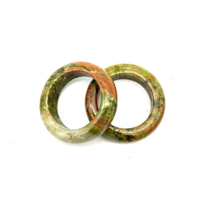 Φυσικό σχεδιασμό Jade δαχτυλίδι πετράδι Agate πράσινο Aventurine Τουρκουάζ Τοπάς Jade φορητά δαχτυλίδια κλπ Θέμα Feng Shui
