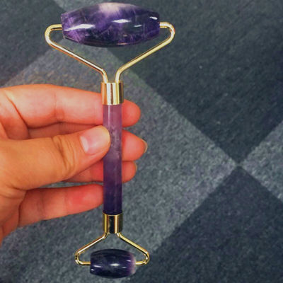 Gua Sha Roller Amethyst Rollers Jade Guasha Roller για ομορφιά Μασάζ προσώπου