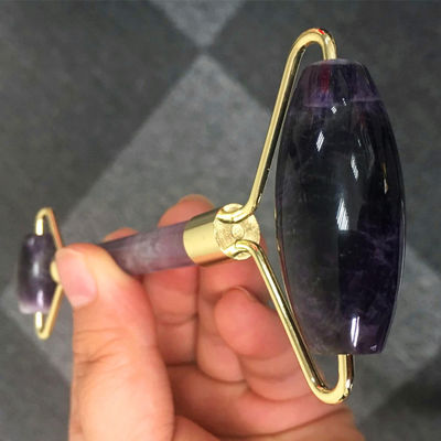 Gua Sha Roller Amethyst Rollers Jade Guasha Roller για ομορφιά Μασάζ προσώπου