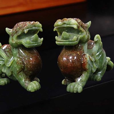 OEM ODM Jade Pixiu Η κινεζική τυχερή ιερή ζώα μασκότ σε χαρακτική τύπου χαρακτική