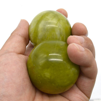 abk-116 Χεριές μασάζ μπάλες φυσικό jade μασάζ πέτρα εργαλεία χέρι άσκηση μπάλα θεραπεία άσκηση λαβή