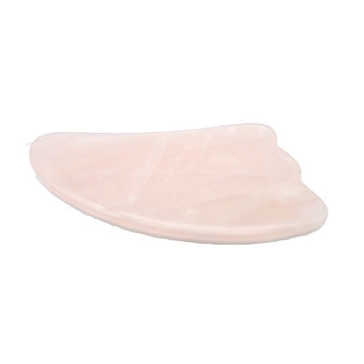 9.5*5.5cm Φυσική πέτρα Gua Sha εργαλείο Ροζ Κουάρτζ/Αμέθιστ/Λευκό Ιάδι εργαλείο μασάζ για μασάζ σώματος