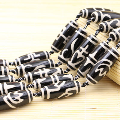 Παλιό Tianzhu Lezi Barrel Bead Bodhi Accessories για κολιέ Ειδικά επιλεγμένα από Θιβετιανούς τεχνίτες