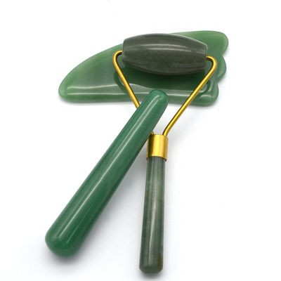Πράσινο Aventurine Μασάζ Jade Ρολάρο Πρόσωπο Σετ για το Πρόσωπο Νεκρός και οπτικά Μασάζ οφέλη