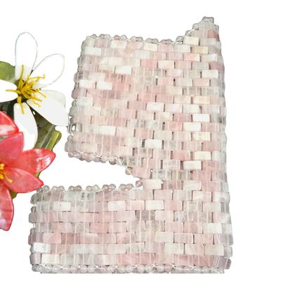 Σπίτι Ασκηση SPA Ροζ φυσική μάσκα Jade λαιμό Μπράστα κουβέρτα Ροζ Κουάρτζ Jade ψύξη ύπνο μασάζ θεραπεία για την ομορφιά