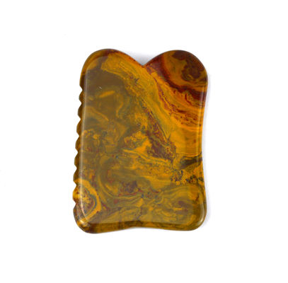 Μασάζ Custom Logo Mookaite Μέσα Μασάζ Σώματος Για ομορφιά Guasha πέτρα Scrapping για το πρόσωπο ανύψωση και λεμφική αποστράγγιση