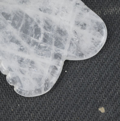 Διαφανής Κουάρτζ Gua Sha Scraping Board για το πρόσωπο λαιμό Όλο το σώμα Μασάζ δέρματος Δυνατότητα μασάζ μυών