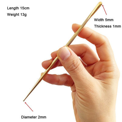 Φροντίδα του σώματος δέρματος Ακουπόιντ Stick Copper Gua Sha Μέσο μασάζ με εικόνα και πιστοποιητικό ISO9001