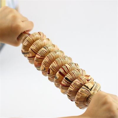 OEM ODM 38*5.5cm ξύλινος μασάζ κοιλιάς ρόλος μασάζ σώματος ρόλος jade